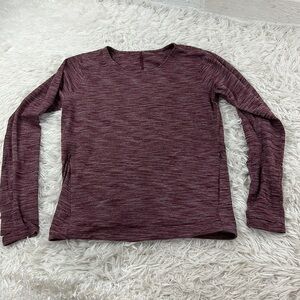 Lululemon &go City Pullover Heathered Bordeaux Drama